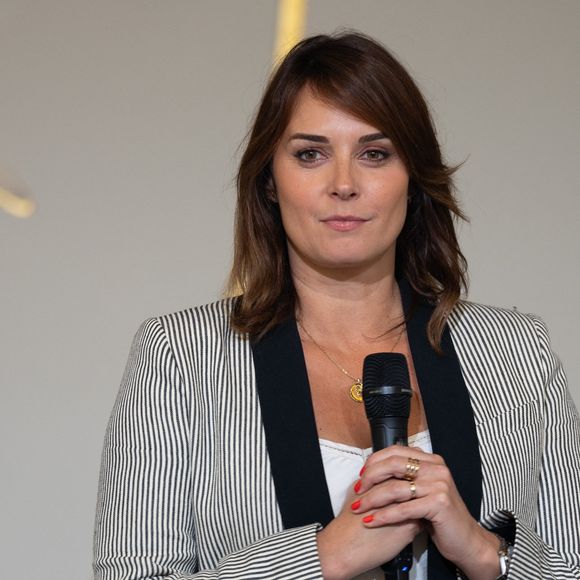 Julie Vignali - Le Président de la République française E.Macron et la première dame B.Macron remettent les prix "Non au Harcèlement 2024" au palais de l'Elysée à Paris, le 29 mai 2024. 
© Raphaël Lafargue / Pool / Bestimage