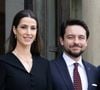 Le prince Hussein et son épouse Rawja ont fait un bref séjour à Paris.

La princesse du Royaume de Jordanie Rajwa Al Hussein et le prince héritier du Royaume de Jordanie Hussein Bin Abdullah posent à leur arrivée avant une réunion au Palais de l'Elysée à Paris. Photo par Raphael Lafargue/ABACAPRESS.COM