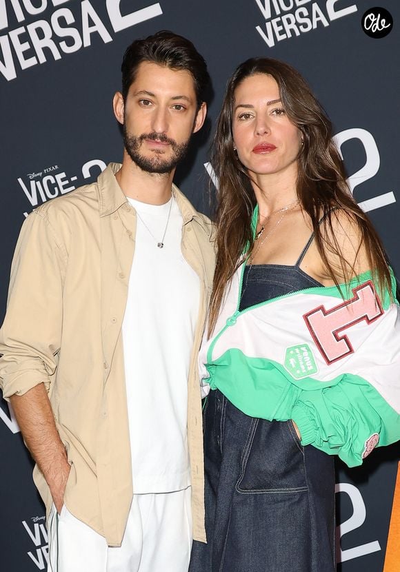 Pierre Niney et compagne Natasha Andrews - Avant-première du film "Vice-versa 2" au cinéma Le Grand Rex à Paris le 16 juin 2024. © Coadic Guirec/Bestimage