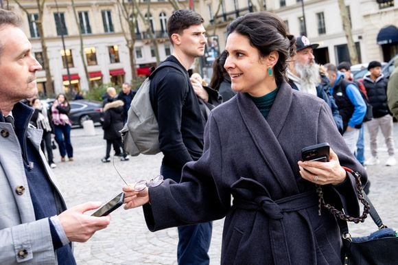 Apolline de Malherbe - Arrivées à la cérémonie religieuse en hommage à Rolland Courbis dans l'église de la Madeleine à Paris, France, le 14 janvier 2026. © Jacovides-Moreau/Bestimage