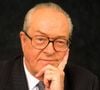 Jean-Marie Le Pen est mort, mardi 7 janvier 2025. Celui que l'on surnommait "le Diable de la République", connu pour ses propos polémiques et ses multiples condamnations devant la justice, s'est éteint à l'âge de 96 ans, a annoncé sa famille.
Jean-Marie Le Pen.