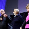 Thierry Frémaux, Gérard Jugnot, Marie-Anne Chazel durant l'hommage à Michel Blanc lors de la cérémonie d'ouverture de la 28ème édition du festival International du Film de Comédie à l'Alpe d'Huez le 13 janvier 2025.

© Dominique Jacovides / Bestimage