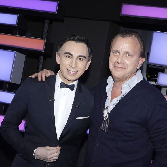 Exclusif - Jordan de Luxe et Claude Francois Junior - Claude François Jr. lors de l'enregistrement de l'émission "Chez Jordan de Luxe" à Paris le 6 mars 2024. © Cédric Perrin/Bestimage