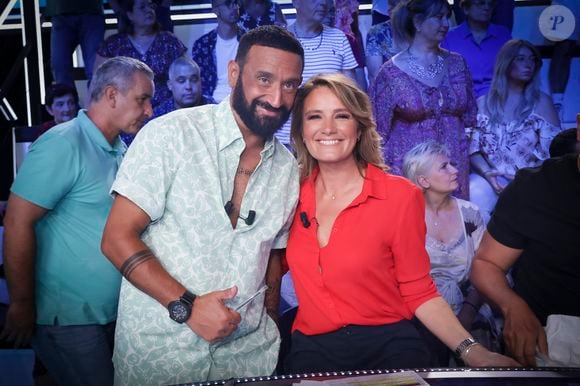 Exclusif - Cyril Hanouna, Pascale De La Tour Du Pin - Sur le plateau de l’émission TPMP (Touche Pas à Mon Poste) présentée en direct par C.Hanouna et diffusée sur C8 - Paris le 04/09/2023 - © Jack Tribeca / Bestimage