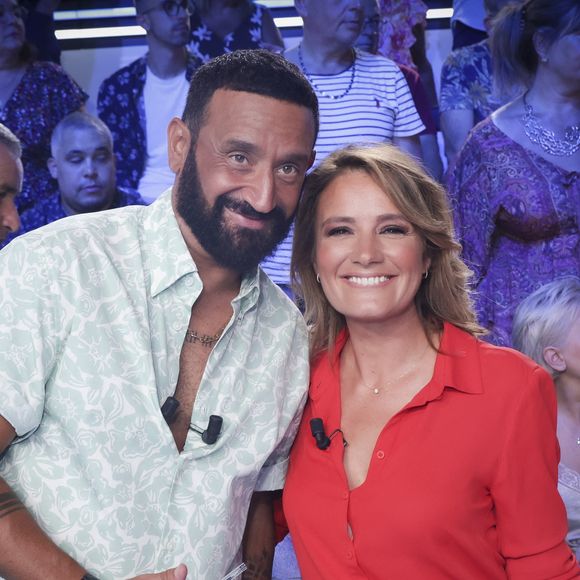 Exclusif - Cyril Hanouna, Pascale De La Tour Du Pin - Sur le plateau de l’émission TPMP (Touche Pas à Mon Poste) présentée en direct par C.Hanouna et diffusée sur C8 - Paris le 04/09/2023 - © Jack Tribeca / Bestimage