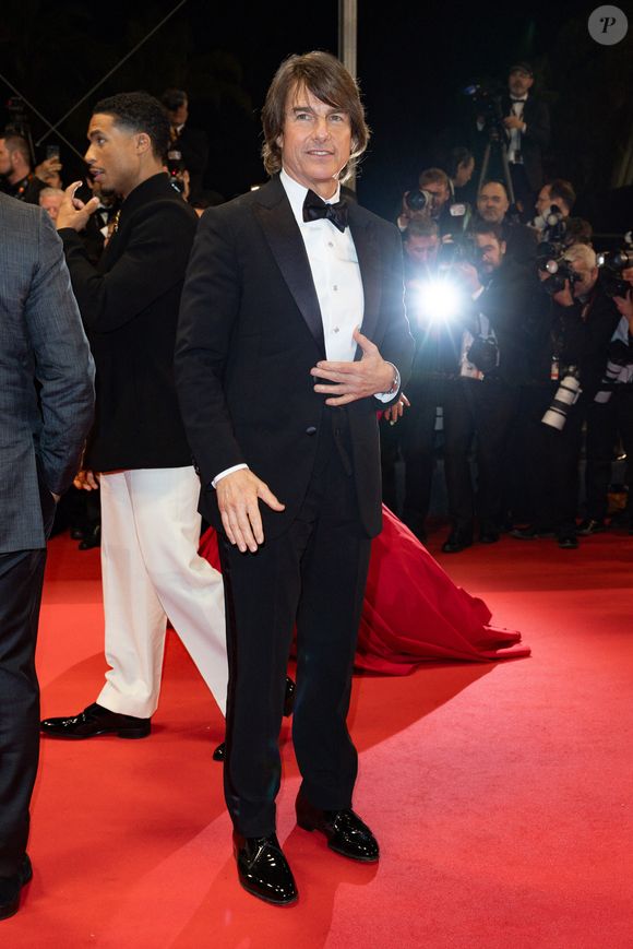 Tom Cruise - Descente des marches du film « Mission Impossible : The Final Reckoning » lors du 78ème Festival International du Film de Cannes, au Palais des Festivals à Cannes. Le 14 mai 2025
© Olivier Borde / Bestimage