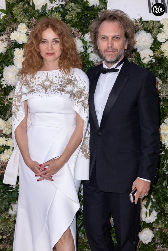 Florian Zeller et sa femme Marine Delterme - Photocall du dîner Vanity Fair x Louis Vuitton chez Fred l'Ecailler lors du 75ème Festival International du Film de Cannes, le 20 mai 2022.
© Olivier Borde / Bestimage