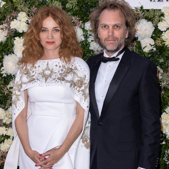 Florian Zeller et sa femme Marine Delterme - Photocall du dîner Vanity Fair x Louis Vuitton chez Fred l'Ecailler lors du 75ème Festival International du Film de Cannes, le 20 mai 2022.
© Olivier Borde / Bestimage