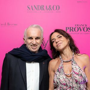 Exclusif - Alain Terzian et Sandra Sisley lors d'une soirée  à la suite Sandra & Co lors du Festival International des Séries de Cannes, Canneseries Saison 8, à l’hôtel JW Marriott Cannes le 25 avril 2025.

© Aurelio Stella / William Sanches Tavares / Bestimage