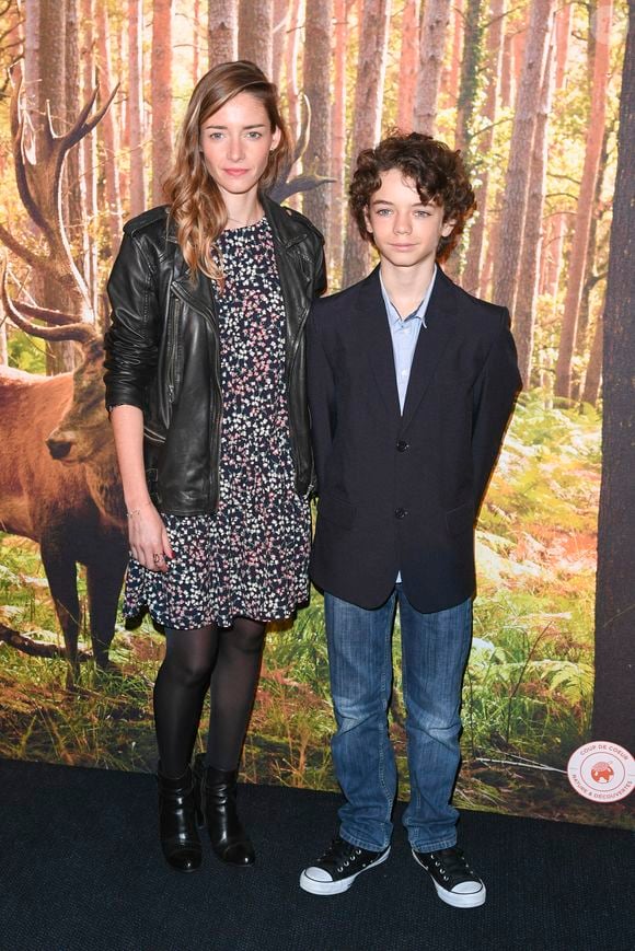 Murielle Huet des Aunay et Jean Scandel - Avant-première du film "L'école buissonnière" à l'UGC Normandie à Paris le 1er octobre 2017. © Pierre Perusseau/Bestimage