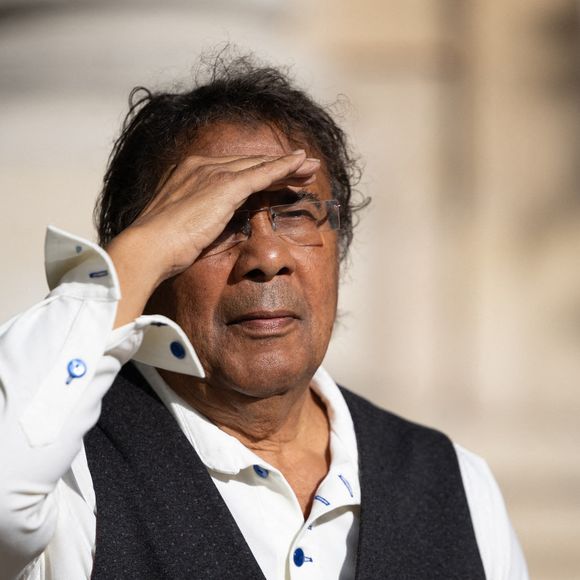 Le chanteur français Laurent Voulzy visite l'Assemblée nationale française, à Paris, le 9 septembre 2025. Photo par Raphael Lafargue/ABACAPRESS.COM