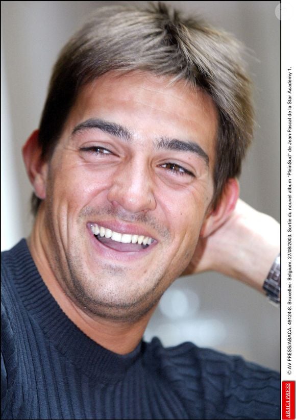 Jean-Pascal Lacoste de la "Star Academy"© AV PRESS/ABACA. 49124-8. Bruxelles- Belgique, 27/08/2003.