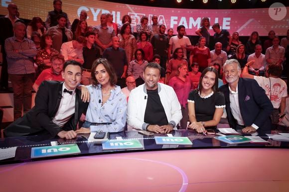 Exclusif - Jordan De Luxe, Géraldine Maillet, Raymond Aabou, Shana Loustau, Gilles Verdez - Emission "Tout beau, tout n9uf" présentée par C. Hanouna sur W9 à Paris le 3 septembre 2025. © Jack Tribeca / Bestimage