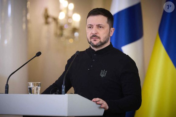Visite de Volodymyr Zelensky et sa femme Olena Zelenska en Finlande, le 18 mars 2025 © Ukraine Presidency via Bestimage