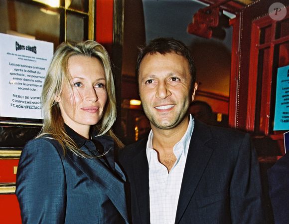 Estelle Lefébure et Arthur - Générale de la pièce "Même heure l'année prochaine" au théâtre du gymnase de Paris.