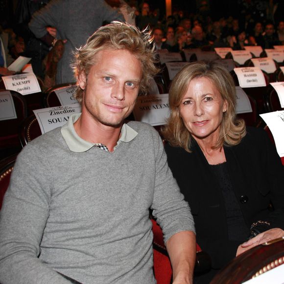 Claire Chazal et Arnaud Lemaire à Paris en 2013. © Agence / Bestimage