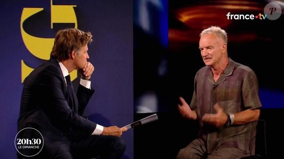 Ce 15 juin, Sting est l'invité de Laurent Delahousse dans "20h30 le dimanche"
