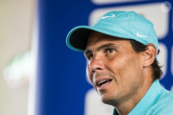 Rafael Nadal lors d'un tournoi en Suède, le 15 juillet 2024. © Bildbyran via ZUMA Press/Bestimage