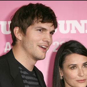 Ashton Kutcher et Demi Moore à Westwood.