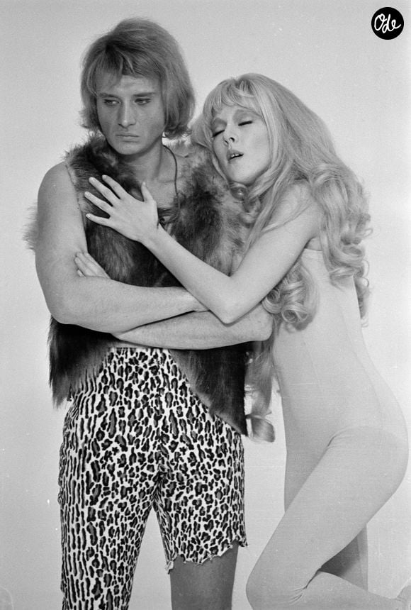 Archives - En France, à Paris, sur le plateau de l'émission "Show Smet", Johnny Hallyday et Sylvie Vartan. Le 17 avril 1969
© Bernard Leguay via Bestimage