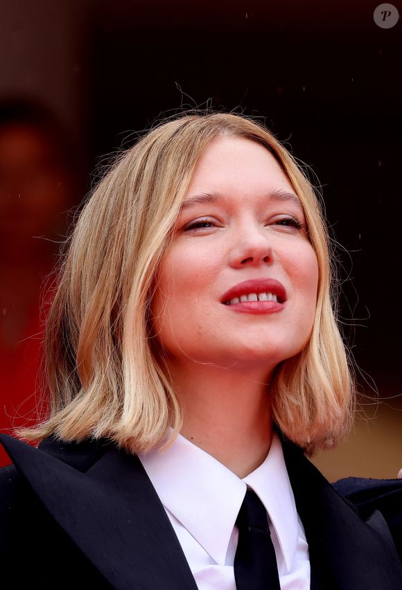 Léa Seydoux - Montée des marches du film " L'inconnue" lors du 79ème Festival International du Film de Cannes, le 18 mai 2026. © Jacovides-Moreau / Bestimage
