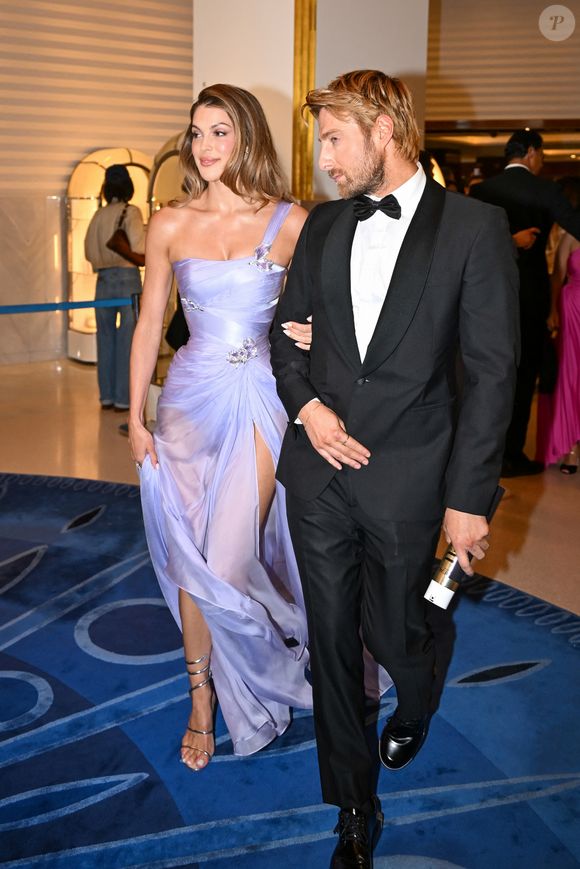 Iris Mittenaere et Paul Duchemin à l'hôtel "Martinez" lors du 79ème Festival International du Film de Cannes, France, le 14 mai 2026. 

© Gedeon Taieb/Bestimage