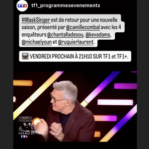 Laurent Ruquier annonce sur Instagram son retour dans Mask Singer (TF1)