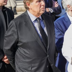 Jean-Pierre Foucault - Obsèques de l'ancien maire de Marseille Jean-Claude Gaudin à la cathédrale Sainte-Marie major de Marseille, France, le 23 mai 2024. © Jean-René Santini/Bestimage