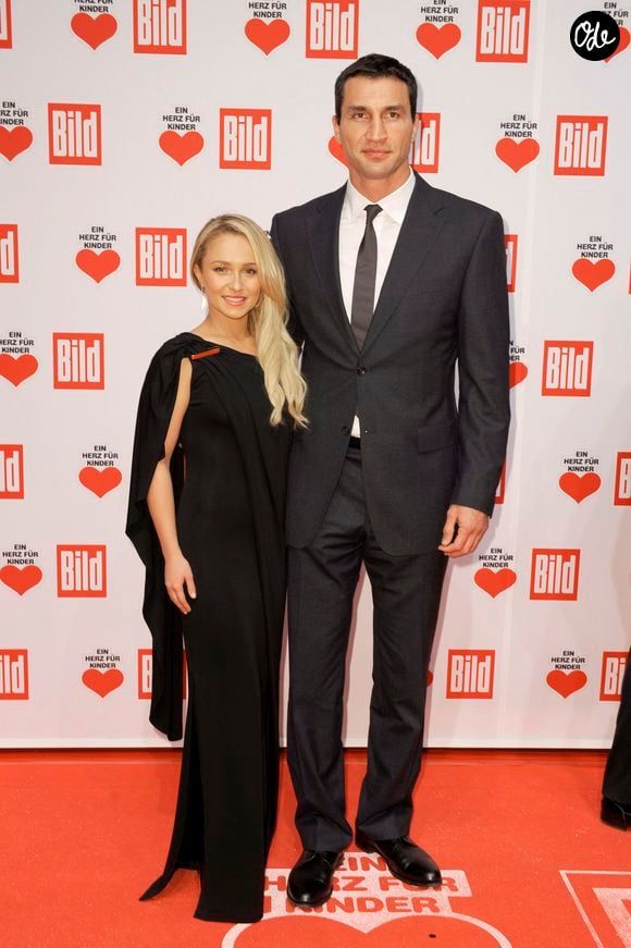 Hayden Panettiere et son compagnon Wladimir Klitschko - Gala de charite "un coeur pour les enfants" a Berlin en Allemagne le 7 decembre 2013. API / BESTIMAGE