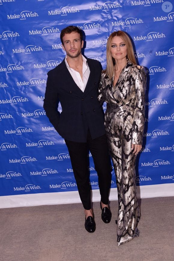 Exclusif - Caroline Receveur et son compagnon Hugo Philip - Les célébrités assistent au dîner de gala de l'association "Make a wish" au Pavillon Potel et Chabot à Paris. Le 9 décembre 2019
© Rachid Bellak / Bestimage