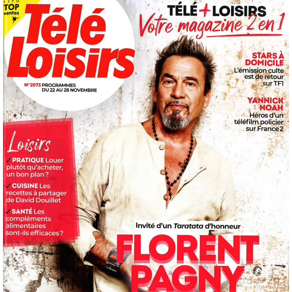 Florent Pagny en couverture de "Télé-Loisirs", le 16 novembre 2025. @Télé-Loisirs