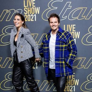 Laury Thilleman et son mari Juan Arbelaez - Photocall du défilé Etam Live Show 2021 à l'Opéra Garnier à Paris le 4 octobre 2021.
© Tiziano Da Silva / Bestimage