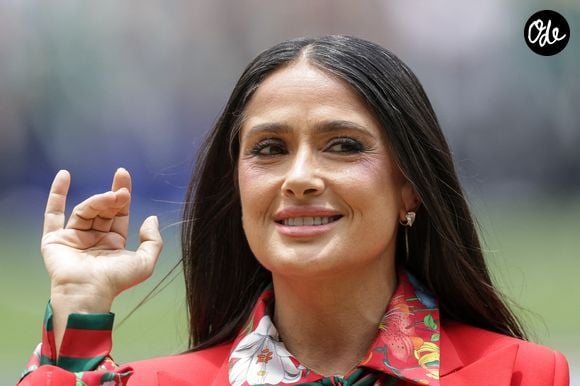 Salma Hayek lors de la 1ère Cérémonie d'ouverture de la Coupe du Monde FIFA 2026 à Mexico, le 11 juin 2026.

ITAR TASS / BESTIMAGE