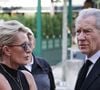 Pour les obsèques de Philippe Labro, de nombreuses personnalités ont fait le déplacement.
Sophie Davant et William Leymergie assistent aux obsèques de Philippe Labro à l'église Saint Germain des Prés à Paris, France. Photo by Nasser Berzane/ABACAPRESS.COM