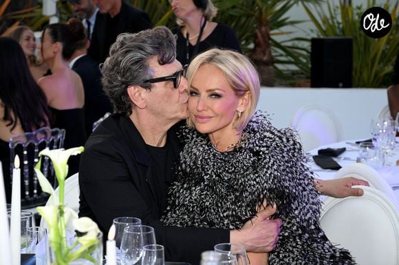 Marc Lavoine et sa compagne Adriana Karembeu - 11ème édition du Gala de charité de Patrick Mouratoglou à la Mouratoglou Academy & Resort à Biot le 21 juin 2025. Ce gala de prestige réunit chaque année les grandes figures du sport, du divertissement et de nombreux donateurs, mobilisés pour soutenir les jeunes talents du tennis mondial. © Bruno Bebert/Bestimage