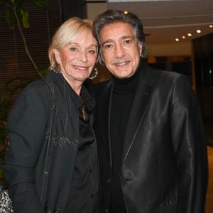 Frédéric François et sa femme Monique Vercauteren lors de l'hommage à Jean Renard à la Sacem à Paris le 5 octobre 2022.
© Coadic Guirec / Bestimage
