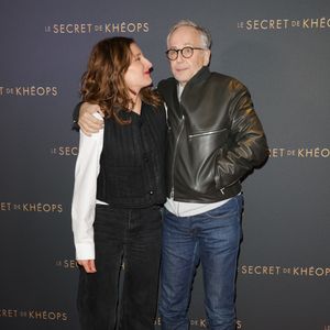 Julia Piaton et Fabrice Luchini - Avant-première du film "Le Secret de Khéops" au Cinéma Pathé Wepler à Paris le 27 février 2025. © Coadic Guirec/Bestimage