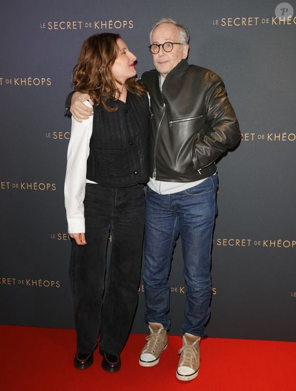 Julia Piaton et Fabrice Luchini - Avant-première du film "Le Secret de Khéops" au Cinéma Pathé Wepler à Paris le 27 février 2025. © Coadic Guirec/Bestimage