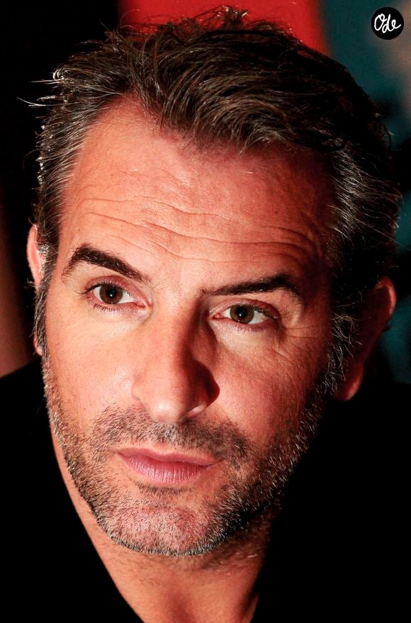Jean Dujardin lors de la conférence de presse du dernier film d'Éric Rochant, « Moebius », à Bordeaux, en France, le 5 février 2013. Photo de Bernard-Salinier/ABACAPRESS.COM