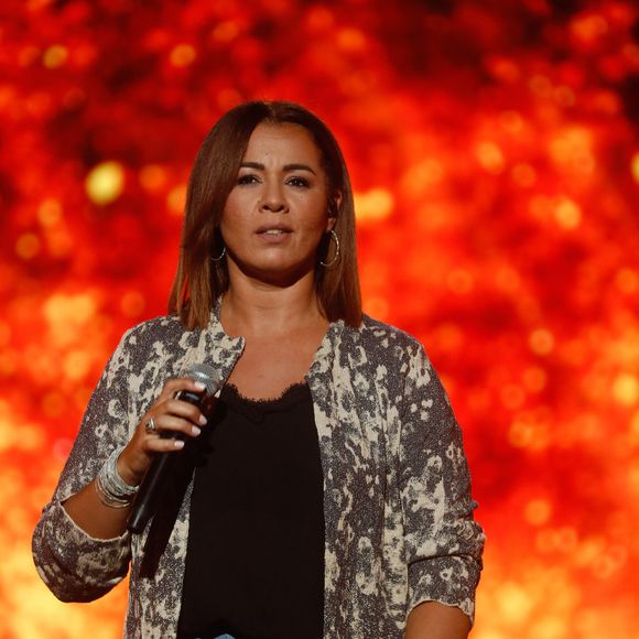 Exclusif - Chimène Badi - Enregistrement de l'émission "Les disques d'or de l'année" au Dôme de Paris, présentée par E.Gossuin et diffusée le 24 décembre à 21h10 sur M6
© Christophe Clovis / Bestimage