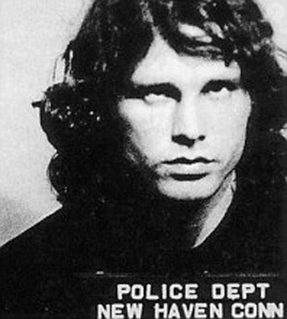 Fiche anthropometrique de Jim Morrison en 1969. ©Bestimage