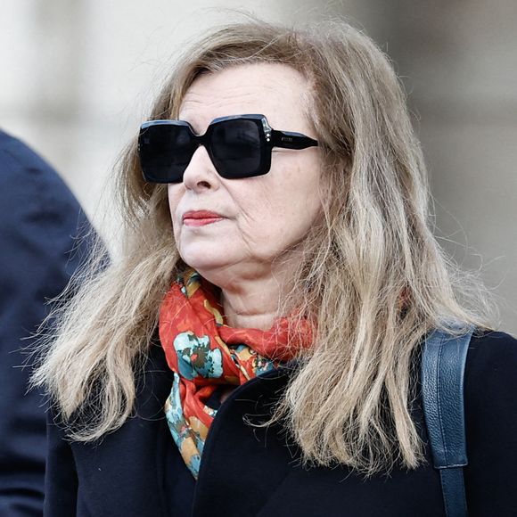 Valérie Trierweiler - Obsèques d'Isabelle Mergault à la Coupole du Père-Lachaise à Paris le 30 mars 2026. © Cyril Moreau - Dominique Jacovides / Bestimage
