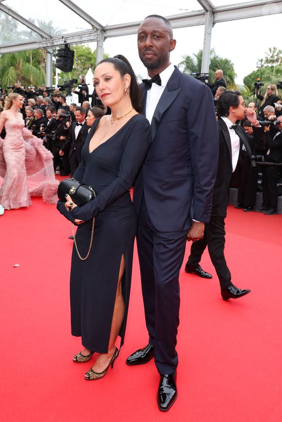 Karole Rocher et son mari Thomas Ngijol - Montée des marches du film « Highest 2 Lowest » lors du 78ème Festival International du Film de Cannes, au Palais des Festivals à Cannes. Le 19 mai 2025
© Jacovides-Moreau / Bestimage
