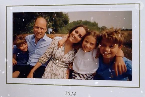 La carte de voeux 2024 de Kate Middleton et du prince William