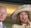 où l'on pouvait voir son mari William ou encore sa mère Carole Middleton
Le roi Charles III d'Angleterre et Carole Middleton - Les royautés assistent à la course hippique Royal Ascot (Jour 2), le 18 juin 2025. © Julien Burton/Bestimage
