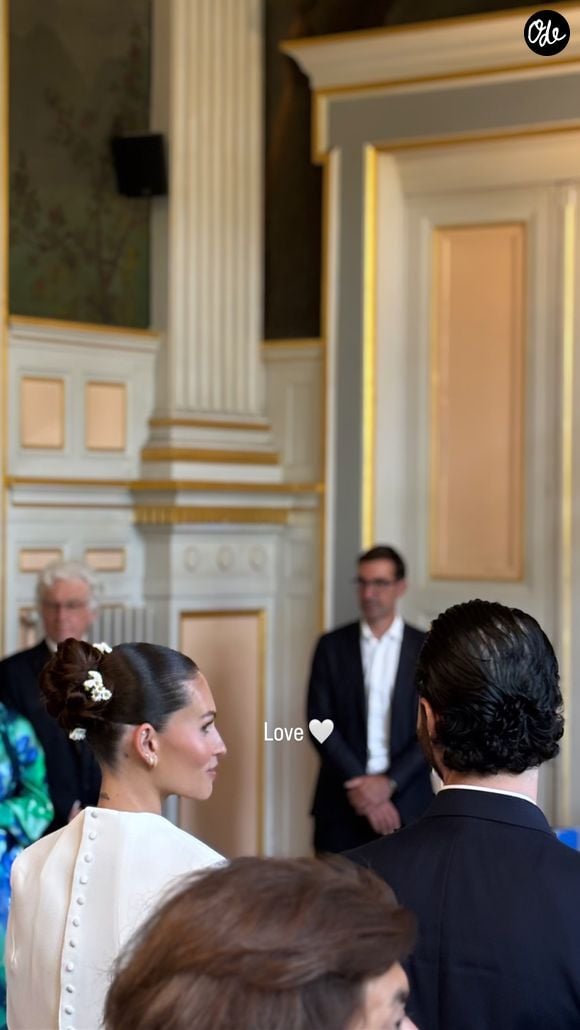Thylane Blondeau a partagé les coulisses de son mariage avec Benjamin Attal. Capture d'écran Instagram