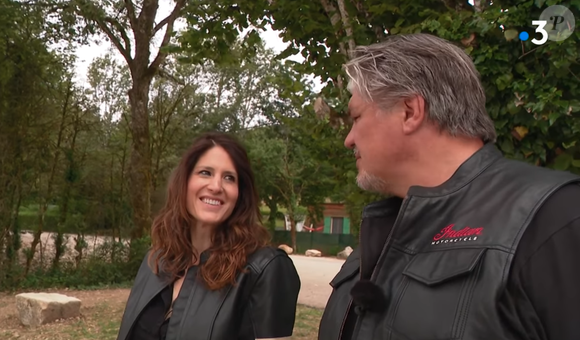 Pour David Douillet et sa nouvelle épouse, le bonheur est dans l'Ain. Capture reportage France 3 Rhône Alpes, 2021