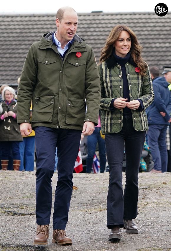Le prince William, prince de Galles, et Catherine (Kate) Middleton, princesse de Galles, visitent Outfit Moray, une organisation caritative primée à Moray (Ecosse), le 2 novembre 2023. Connus sous le nom de duc et duchesse de Rothesay lorsqu'ils sont en Écosse, visitent cet organisme qui propose des programmes d'apprentissage en plein air et d'activités d'aventure qui changent la vie des jeunes de Moray, en Écosse. © Julien Burton / Bestimage