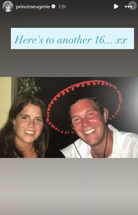 Story Eugénie d'York Mai 2026 Instagram