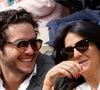 Alexandre Kominek va pouvoir compter sur le soutien de sa compagne Florence Foresti, dans le nouveau défi qu'il s'est lancé.
Florence Foresti et son compagnon Alexandre Kominek - People dans les tribunes lors des Internationaux de France de Tennis de Roland Garros 2022 à Paris le 29 mai 2022. © Cyril Moreau/Bestimage